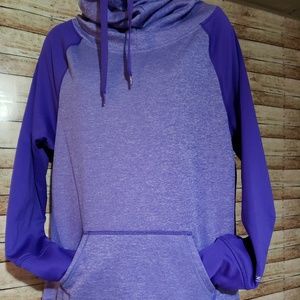 Champion Duo-Dry Purple Hoodie Sweatshirt